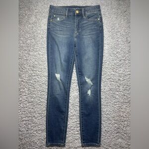Articles of Society Jeans Womens 27 Skinny Mid Rise Stretch Distressed Denim